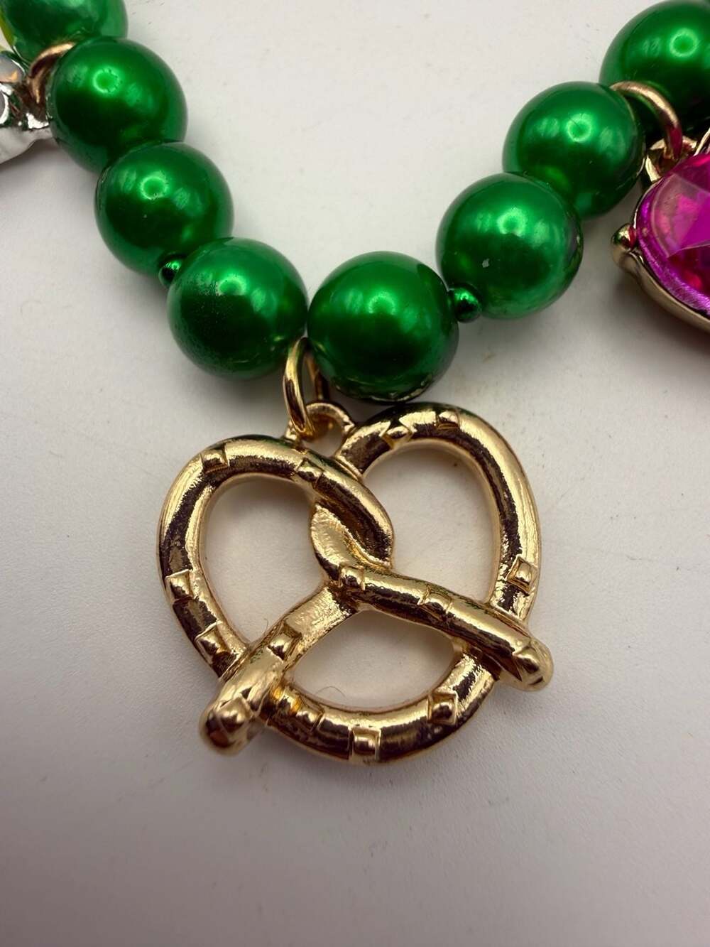 Betsey Johnson St. Patrick's Day Charm Necklace - Picture 5 of 10